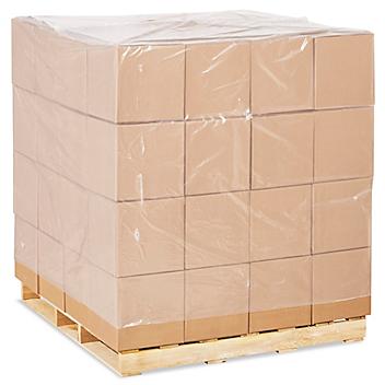 51 x 49 x 73" 4 Mil Clear Pallet Covers S-13557