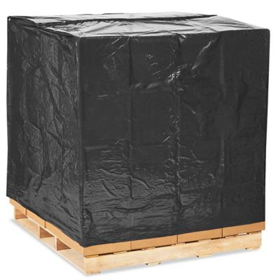 48 x 46 x 72" 2 Mil Black Pallet Covers S-13559