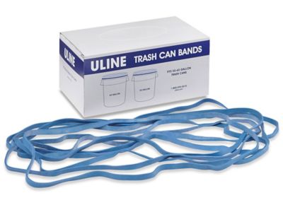 Blue Uline Drawstring Recycling Trash Liners - 13 Gallon S-23036 - Uline