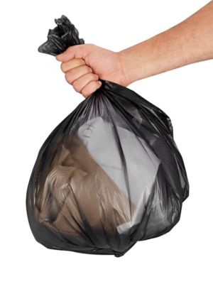 Uline Economy Trash Liners - Black, 7-10 Gallon, .31 Mil S-13565