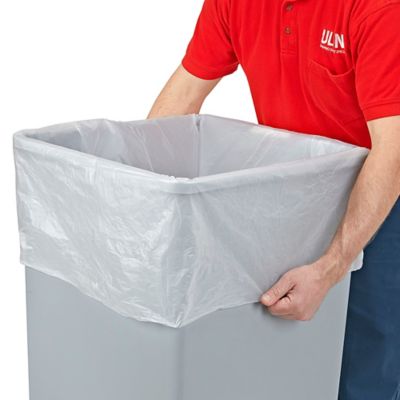 Uline Economy Coreless Trash Liners - .67 Mil, 60 Gallon
