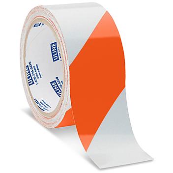 Reflective Tape - 2" x 10 yds, White/Orange S-13602