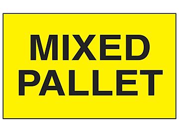 "Mixed Pallet" Label - 3 x 5"