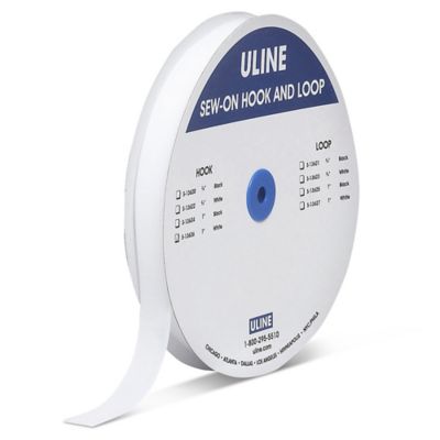 Sew-on Strips - Hook, White, 1" x 75' S-13626