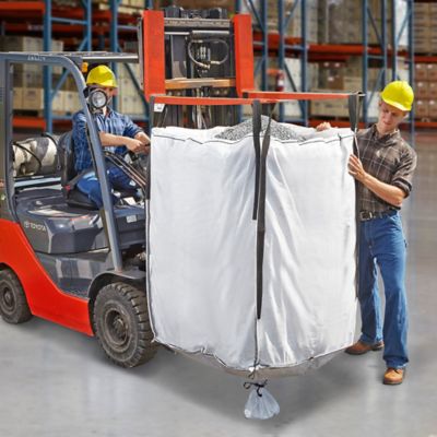 Bulk Bags - Duffle Top, Spout Bottom, 35 x 35 x 55" S-13643