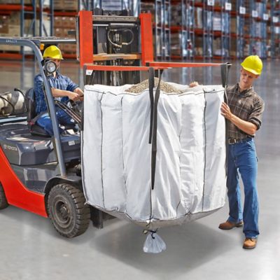 Bulk Bags - Duffle Top, Spout Bottom, 42 x 42 x 44" S-13644