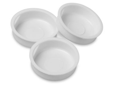 Plastic End Caps - 1 1/2", White S-1364W