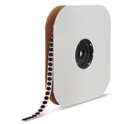 Velcro&reg; Brand Tape Dots - Loop, Black, 3/8" S-13656