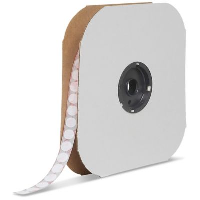 Velcro® Brand Tape Dots - Hook, White, 5/8 S-13661 - Uline