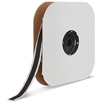 Velcro&reg; Brand Tape Strips - Hook, Black, 1/2" x 75' S-13663