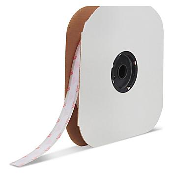 Velcro&reg; Brand Tape Strips - Hook, White, 1/2" x 75' S-13665