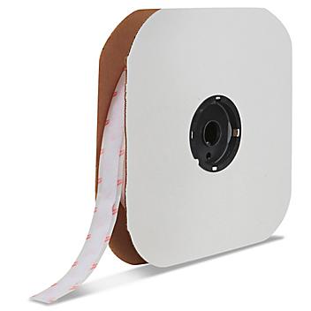 Velcro&reg; Brand Tape Strips - Loop, White, 1/2" x 75' S-13666