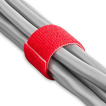 Velcro&reg; Brand Self-Grip Straps - 1" x 75', Red S-13672R
