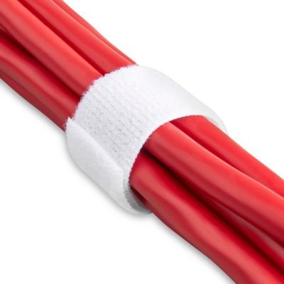 Velcro&reg; Brand Self-Grip Straps - 1" x 75', White S-13672W