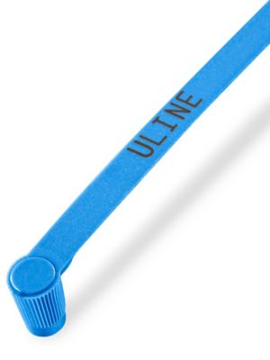 Uline Tamper Evident Plastic Truck Seals - Blue S-13677BLU - Uline