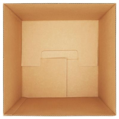 Blank Corrugated Trash Can - 50 Gallon - ULINE - Bundle of 10 - S-13678B