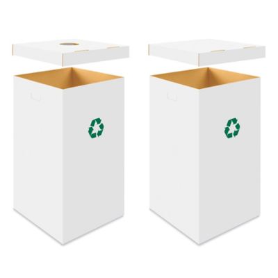 Poubelle cartonnée 100% recyclée et recyclable - Newscom