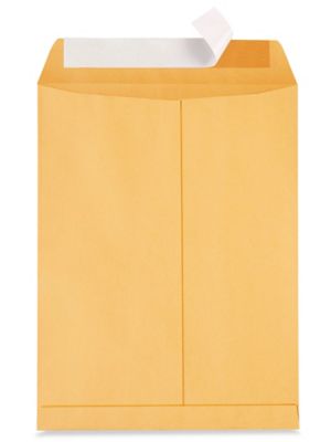 Self-Seal Envelopes - Kraft, 9 1/2 x 12 1/2" S-13685