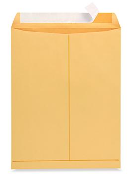 Self-Seal Envelopes - Kraft, 12 x 15 1/2" S-13686