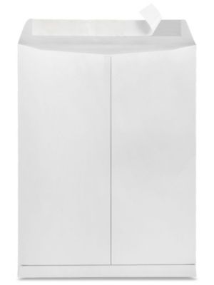 Self-Seal Envelopes - White, 12 x 15 1/2" S-13689