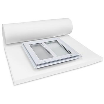 Uline Soft Foam Sheets - White, 2" thick, 48 x 96" S-13714