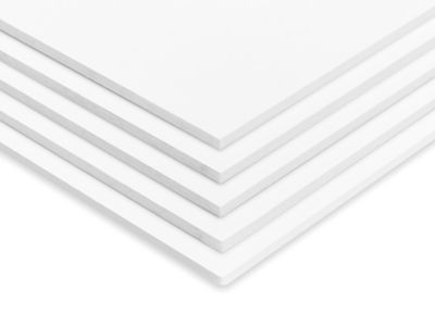 Foam Board - 48 x 96, White - ULINE - Carton of 25 - S-11755