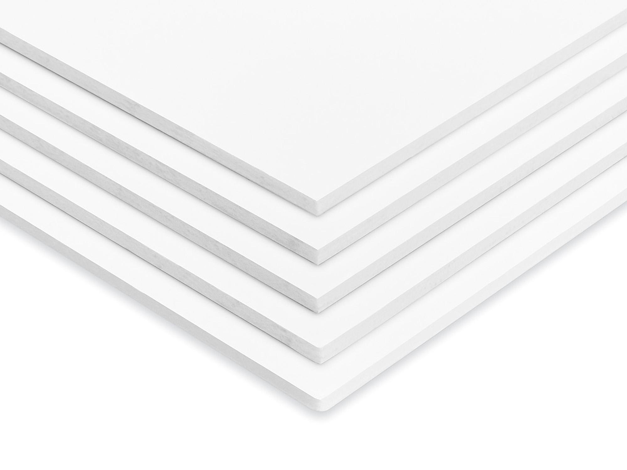 Foam Core Board - 48 x 96, White, 1/2 Thick - ULINE - Carton of 10 - S-13722