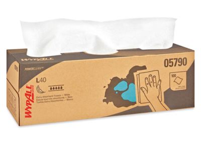 Kimberly-Clark&reg; WypAll&reg; Industrial All-Purpose L40 Wipers - Dispenser Box, 16 x 10" S-13731