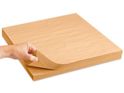 Meyella compressie Gepland 30 lb Kraft Paper Sheets - 18 x 18" S-13732 - Uline