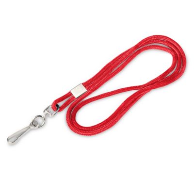 Standard Lanyard with Hook - Red S-13755R