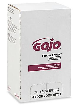 GOJO Rich Pink&trade; Hand Cleaner Refill Box - 2,000 mL S-13782