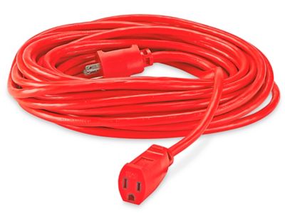 All Purpose Extension Cord - 50', Red S-13797 - Uline