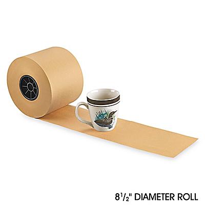 12" 30 lbs 1200' Brown Kraft Paper Roll Shipping Wrapping Cushioning Void Fill 