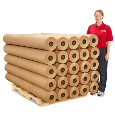 40 lb Kraft Paper Roll Skid Lot - 72" x 900' S-13806S