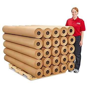 40 lb Kraft Paper Roll Skid Lot - 72" x 900' S-13806S