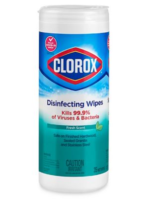 Clorox® Disinfecting Wipes - Fresh Scent, 35 ct S-13903 - Uline