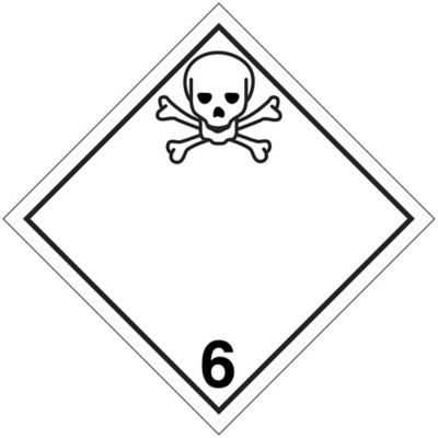  International Placard - Toxic