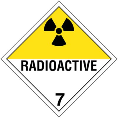  International Placard - "Radioactive"