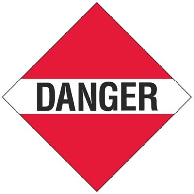 International Placard - "Danger", Tagboard S-13923T