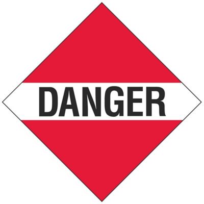 International Placard - Danger, Tagboard