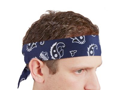 Cooling Bandanas - 6 pack, Blue Western S-13925NB - Uline