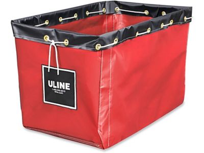 Replacement Liner for Vinyl Basket Truck - 30 x 20 x 20 1/2", Red S-13928R
