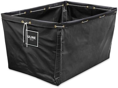 Replacement Liner for Vinyl Basket Truck - 48 x 32 x 30", Black S-13931BL