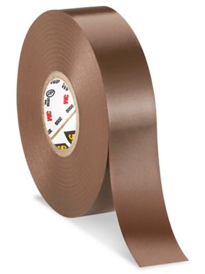 3M 35 Electrical Tape - 3/4" x 66', Brown S-13975BR