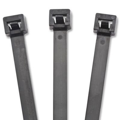 Releasable Nylon Cable Ties - 21", Black S-14020BL