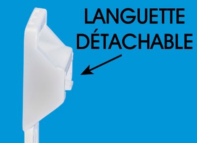 Attache-câbles détachables en nylon