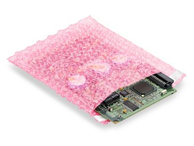 Anti-Static Bubble Bags, Pink Bubble Wrap Bags in Stock - ULINE