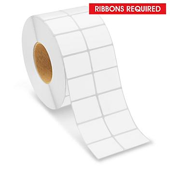 Industrial Thermal Transfer Labels - 2-Up, 2 x 1 1/2", Ribbons Required S-14059