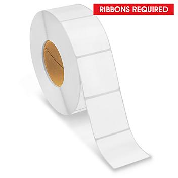 Industrial Thermal Transfer Labels - 2 1/2 x 2 1/2", Ribbons Required S-14060