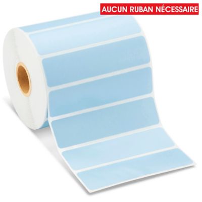 Desktop Direct Thermal Labels - Blue, 4 x 1" S-14064BLU